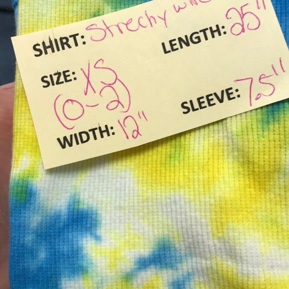 Hand Tied Tye Dye Tank top NWOT - Picture 8 of 8